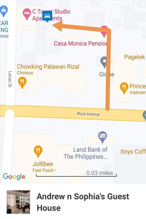Andrew N Sophia'S Guest House Puerto Princesa Екстериор снимка